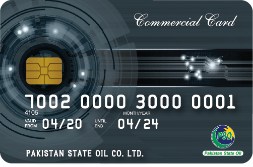 Organization’s commercial fuelling requirements Card